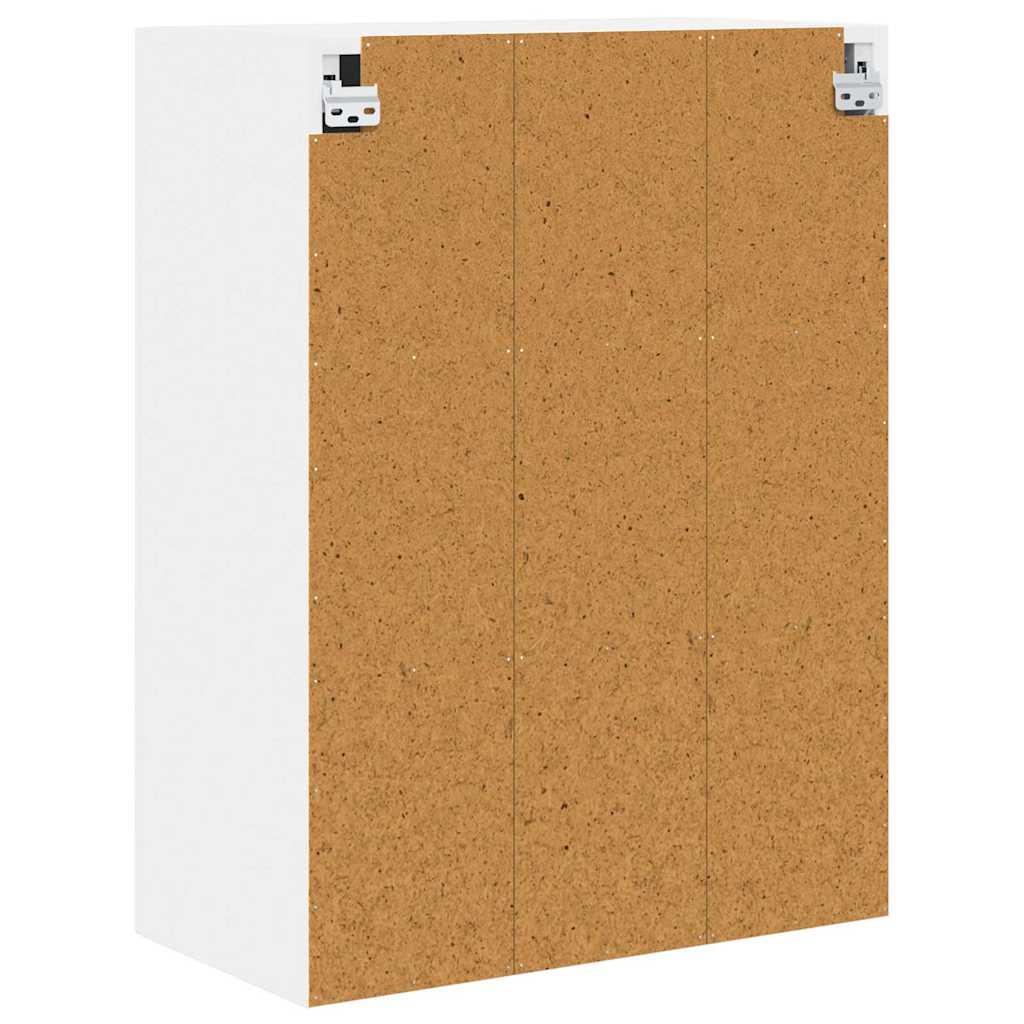 Küchenhängeschrank mit Regal Weiß 60 x 31 x 80 cm Holzwerkstoff